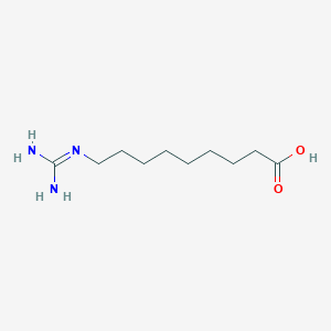 molecular formula C10H21N3O2 B8432774 9-Guanidino-nonanoic acid 
