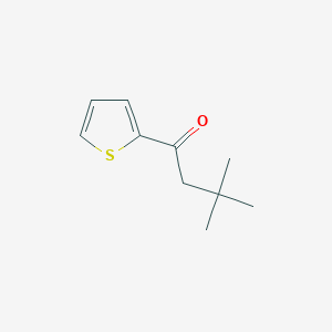 molecular formula C10H14OS B8432781 3,3-Dimethyl-1-(2-thienyl)-1-butanone CAS No. 515154-34-4