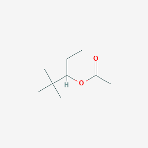 molecular formula C9H18O2 B8432788 3-Acetoxy-2,2-dimethylpentane 