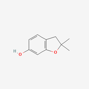 molecular formula C10H12O2 B8432799 2,2-Dimethyl-2,3-dihydrobenzofuran-6-ol 