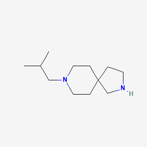 molecular formula C12H24N2 B8432935 8-Isobutyl-2,8-diazaspiro[4.5]decane 