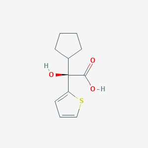 (2S)-2-Cyclopentyl-2-hydroxy-2-thien-2-ylacetic acid