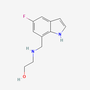 2-[(5-Fluoro-1H-indol-7-ylmethyl)-amino]-ethanol