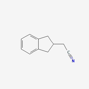 2,3-dihydro-1H-inden-2-yl acetonitrile