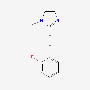2-(2-Fluoro-phenylethynyl)-1-methyl-1H-imidazole