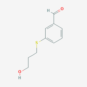 3-(3-Hydroxypropylthio)benzaldehyde