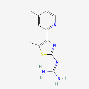 2-Guanidino-5-methyl-4-(4-methylpyridin-2-yl)thiazole