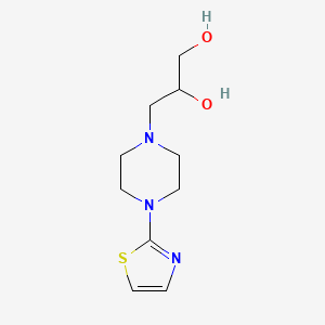 3-[4-(1,3-Thiazol-2-yl)piperazin-1-yl]propane-1,2-diol