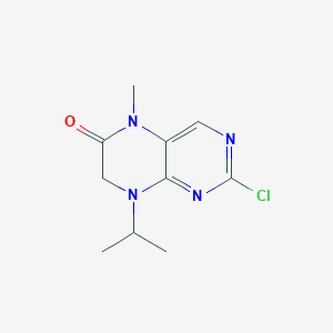 2-chloro-8-isopropyl-5-methyl-7,8-dihydro-5H-pteridin-6-one