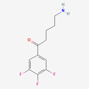 5-Amino-1-(3,4,5-trifluorophenyl)pentan-1-one
