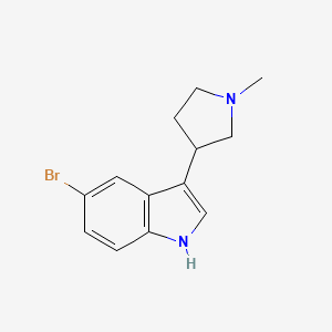 (S)-5-Bromo-3-(1-methylpyrrolidin-3-yl)-1H-indole