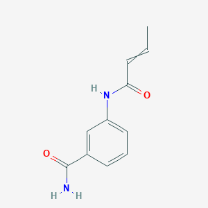 molecular formula C11H12N2O2 B8433465 3-Butenoylaminobenzamide 