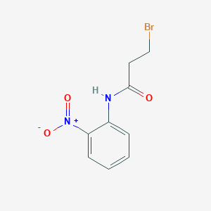 molecular formula C9H9BrN2O3 B8433475 3-bromo-N-(2-nitrophenyl)propionamide 