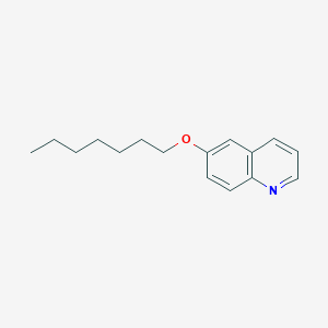 molecular formula C16H21NO B8433507 6-Heptyloxyquinoline 
