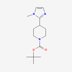 Tert-butyl 4-(1-methyl-1H-imidazol-2-yl)piperidine-1-carboxylate