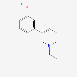 molecular formula C14H19NO B8433580 3-(1-Propyl-1,2,5,6-tetrahydropyridin-3-yl)-phenol 