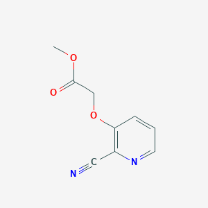 molecular formula C9H8N2O3 B8433590 Methyl [(2-cyanopyridin-3-yl)oxy]acetate 