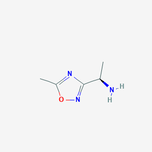 (R)-1-(5-Methyl-1,2,4-oxadiazol-3-yl)ethan-1-amine