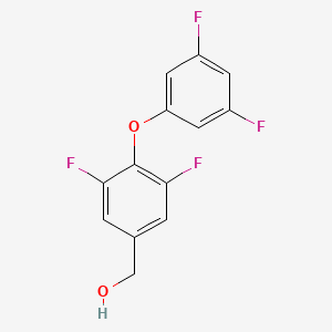 molecular formula C13H8F4O2 B8433637 (4-(3,5-Difluorophenoxy)-3,5-difluorophenyl)methanol 