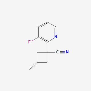 1-(3-Fluoropyridin-2-yl)-3-methylenecyclobutanecarbonitrile