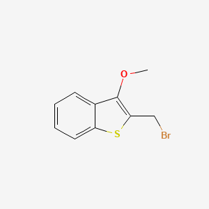 molecular formula C10H9BrOS B8433753 2-Bromomethyl-3-methoxy-benzothiophene 