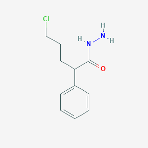 5-Chloro-2-phenylpentanoic acid hydrazide