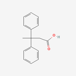 molecular formula C16H16O2 B8433796 3,3-Diphenylbutanoic acid 