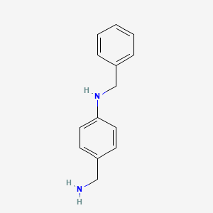 molecular formula C14H16N2 B8433889 (4-Aminomethylphenyl)-benzylamine 