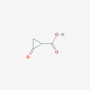 molecular formula C4H4O3 B8433946 3-Oxo-cyclopropane carboxylic acid 