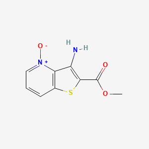 3-Amino-2-carbomethoxythieno[3,2-b]pyridine-4-oxide