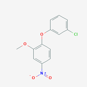 1-(3-Chlorophenoxy)-2-methoxy-4-nitrobenzene