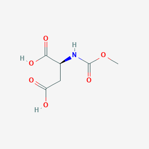 molecular formula C6H9NO6 B8434184 N-(methoxycarbonyl)aspartic acid 