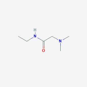 molecular formula C6H14N2O B8434203 2-dimethylamino-N-ethyl-acetamide 