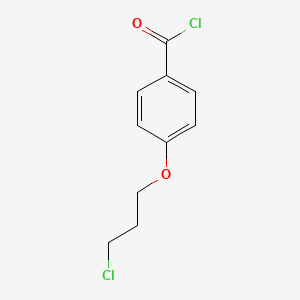 molecular formula C10H10Cl2O2 B8434242 4-(3-Chloropropoxy)benzoyl chloride 