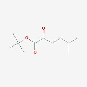 molecular formula C11H20O3 B8434253 t-Butyl 5-methyl-2-oxohexanoate 