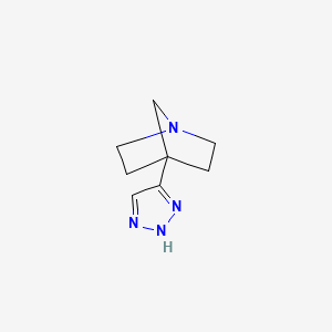 4-(2H-1,2,3-Triazol-4-yl)-1-azabicyclo[2.2.1]heptane