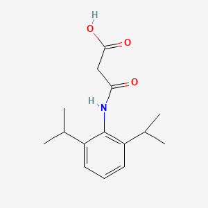 molecular formula C15H21NO3 B8434271 N-(2,6-Diisopropyl-phenyl)-malonamic acid 