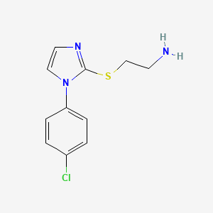 2-(2-Aminoethylthio)-1-(4-chlorophenyl)imidazole
