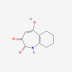 molecular formula C10H11NO3 B8434351 3-Hydroxy-6,7,8,9-tetrahydro-1H-1-benzazepine-2,5-dione 