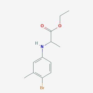 2-(4-Bromo-3-methyl-phenylamino)-propionic acid ethyl ester