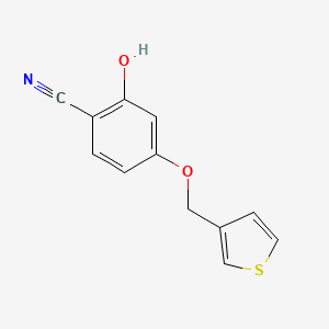 2-Hydroxy-4-(3-thienylmethoxy)benzonitrile