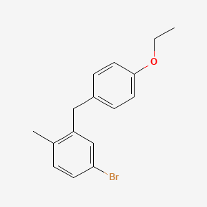1-Bromo-3-(4-ethoxybenzyl)-4-methylbenzene