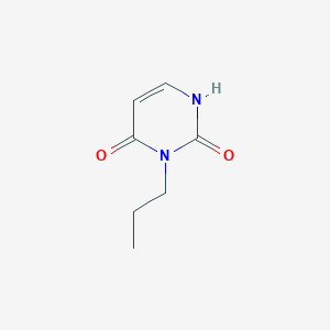 molecular formula C7H10N2O2 B8434472 3-Propyluracil 