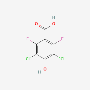 3,5-Dichloro-2,6-difluoro-4-hydroxybenzoic acid