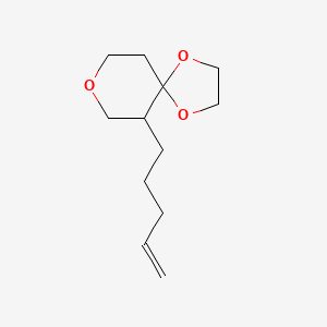6-(Pent-4-en-1-yl)-1,4,8-trioxaspiro[4.5]decane