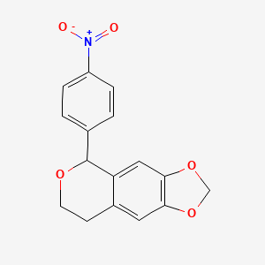 5-(4-Nitrophenyl)-1,3-dioxolo[4,5-g]-isochroman