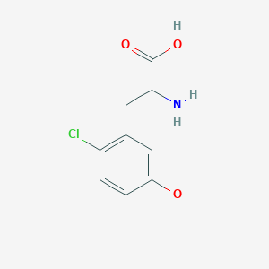 2-chloro-5-methoxy-DL-phenylalanine