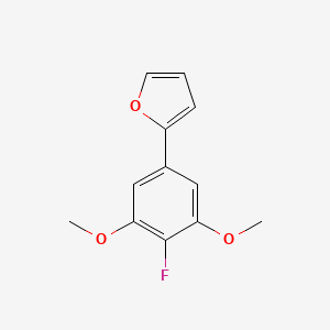 2-(4-Fluoro-3,5-dimethoxyphenyl)furan