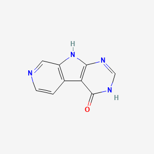 molecular formula C9H6N4O B8434709 9H-Pyrido[4',3':4,5]pyrrolo[2,3-d]pyrimidin-4-ol 