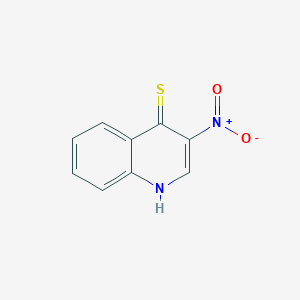 molecular formula C9H6N2O2S B8434720 3-Nitro-4-quinoline-thiol 